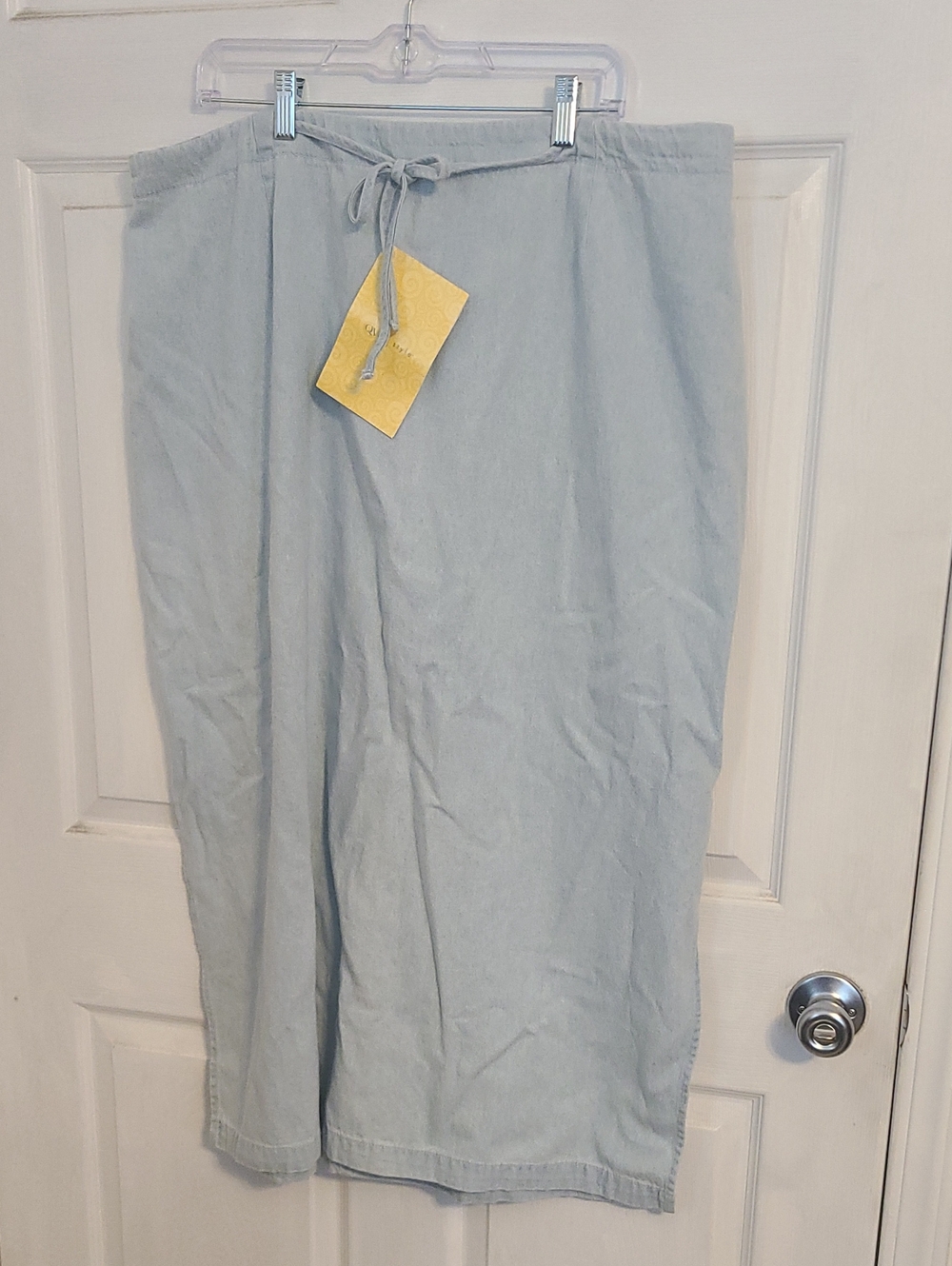 Vintage Denim & Co USA Made Chambray Maxi Skirt Plus 2X